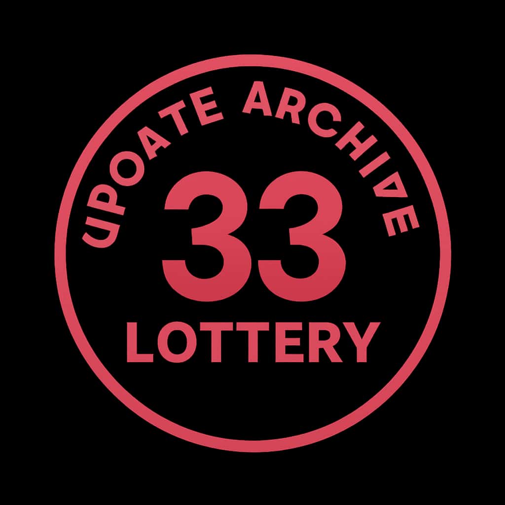 An icon symbolizing the 33 Lottery Update Archive as a helpful resource.